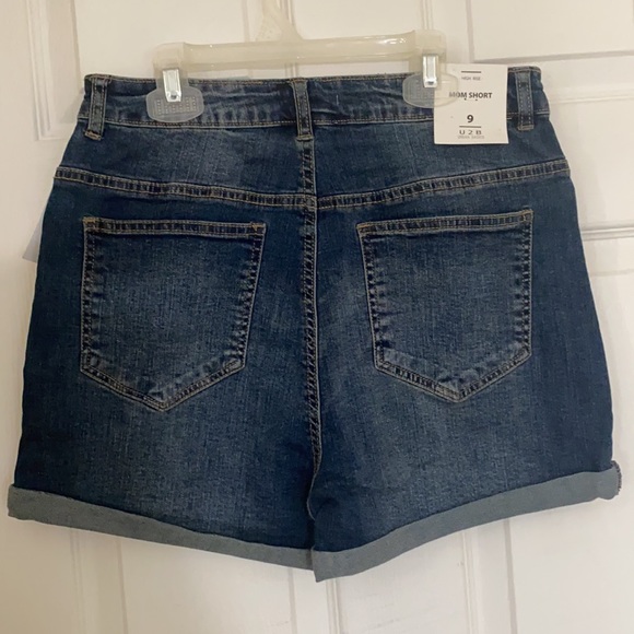 Urban Basics Denim Mom Shorts - Picture 2 of 3